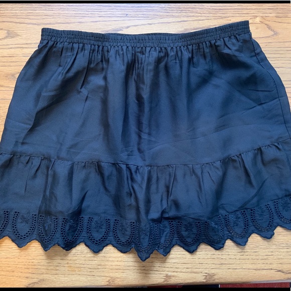 Madewell Dresses & Skirts - Madewell Lace Detail Cutout Slip Mini Skirt